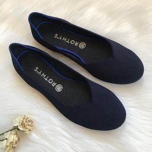 Rothy's Navy Blue Flats